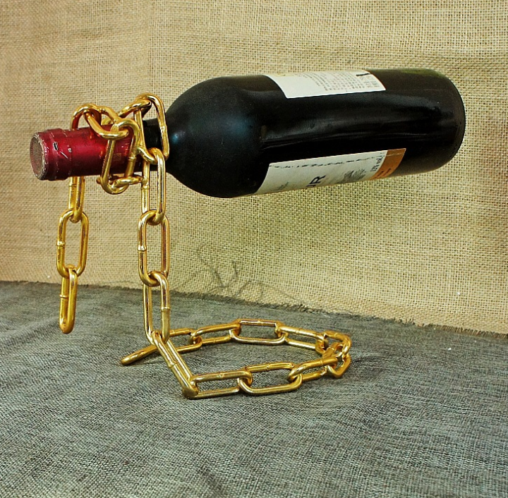 Creative Wine Bottle Holder Floating Illusion