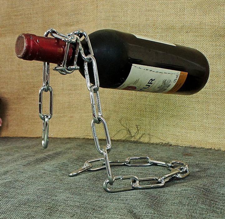 Creative Wine Bottle Holder Floating Illusion