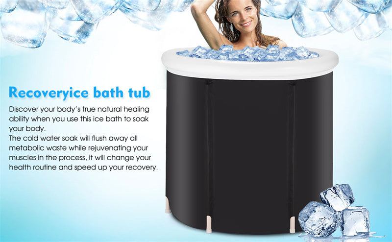 Versatile Foldable Design Inflatable Ice Bath with Air Ring