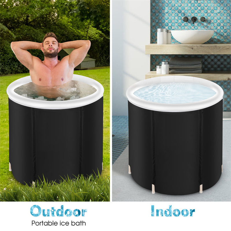 Versatile Foldable Design Inflatable Ice Bath with Air Ring