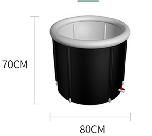 Versatile Foldable Design Inflatable Ice Bath with Air Ring