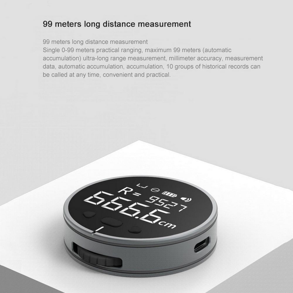 High Definition Electronic Measuring Ruler Tape Measure - Digital LCD Display