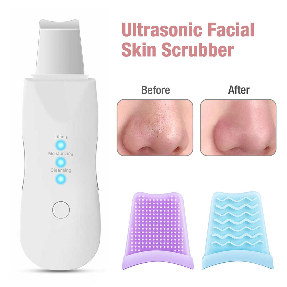 Ultrasonic Facial Scrubber Pore Cleaner