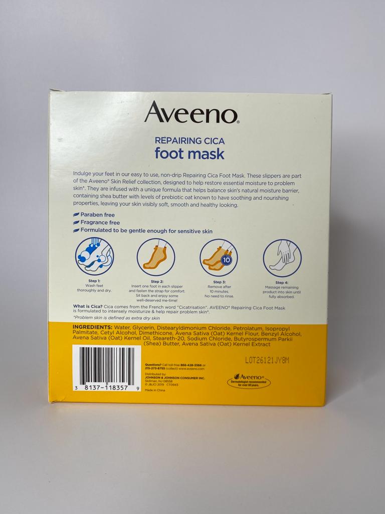 Aveeno Cica Repairing Foot Mask