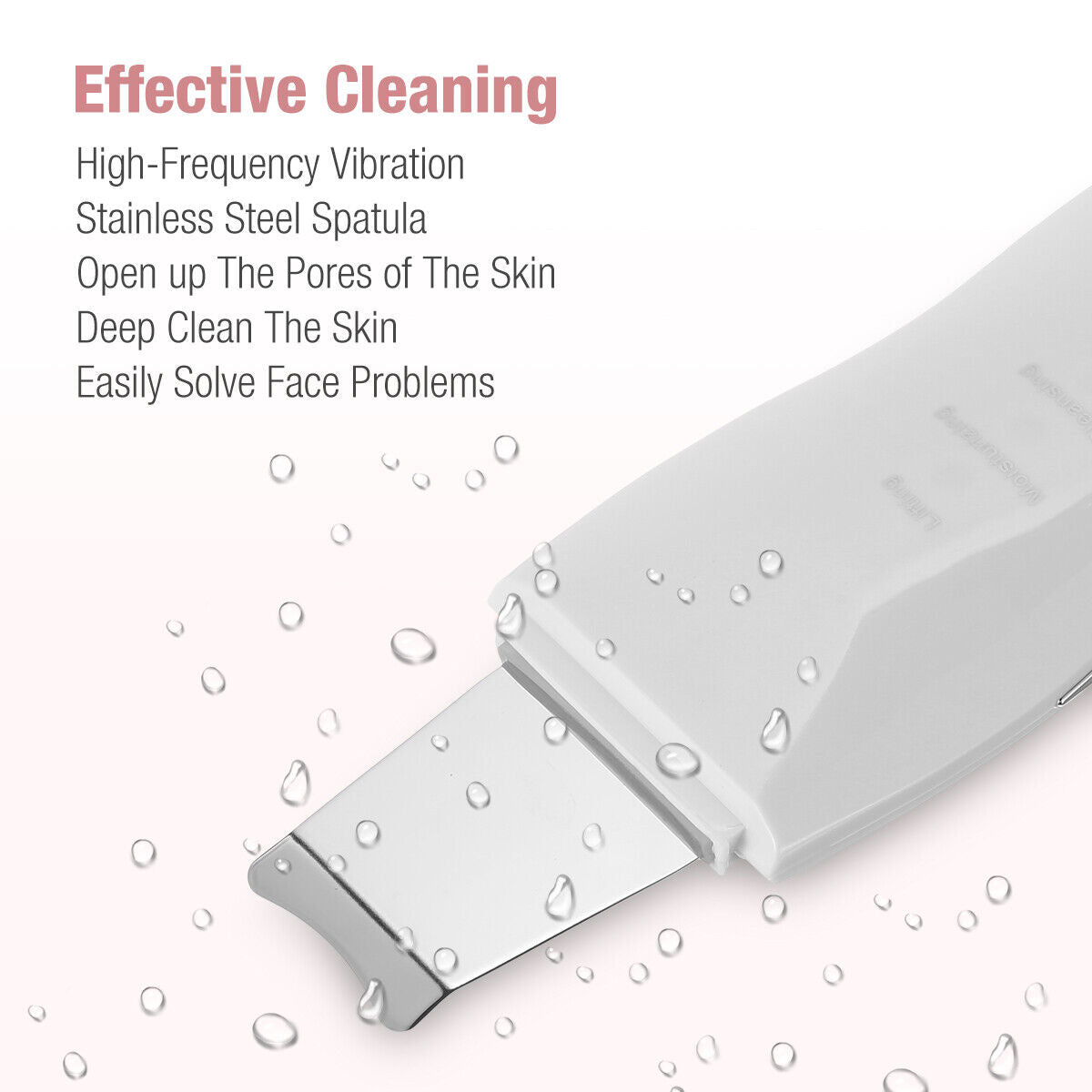 Ultrasonic Facial Scrubber Pore Cleaner