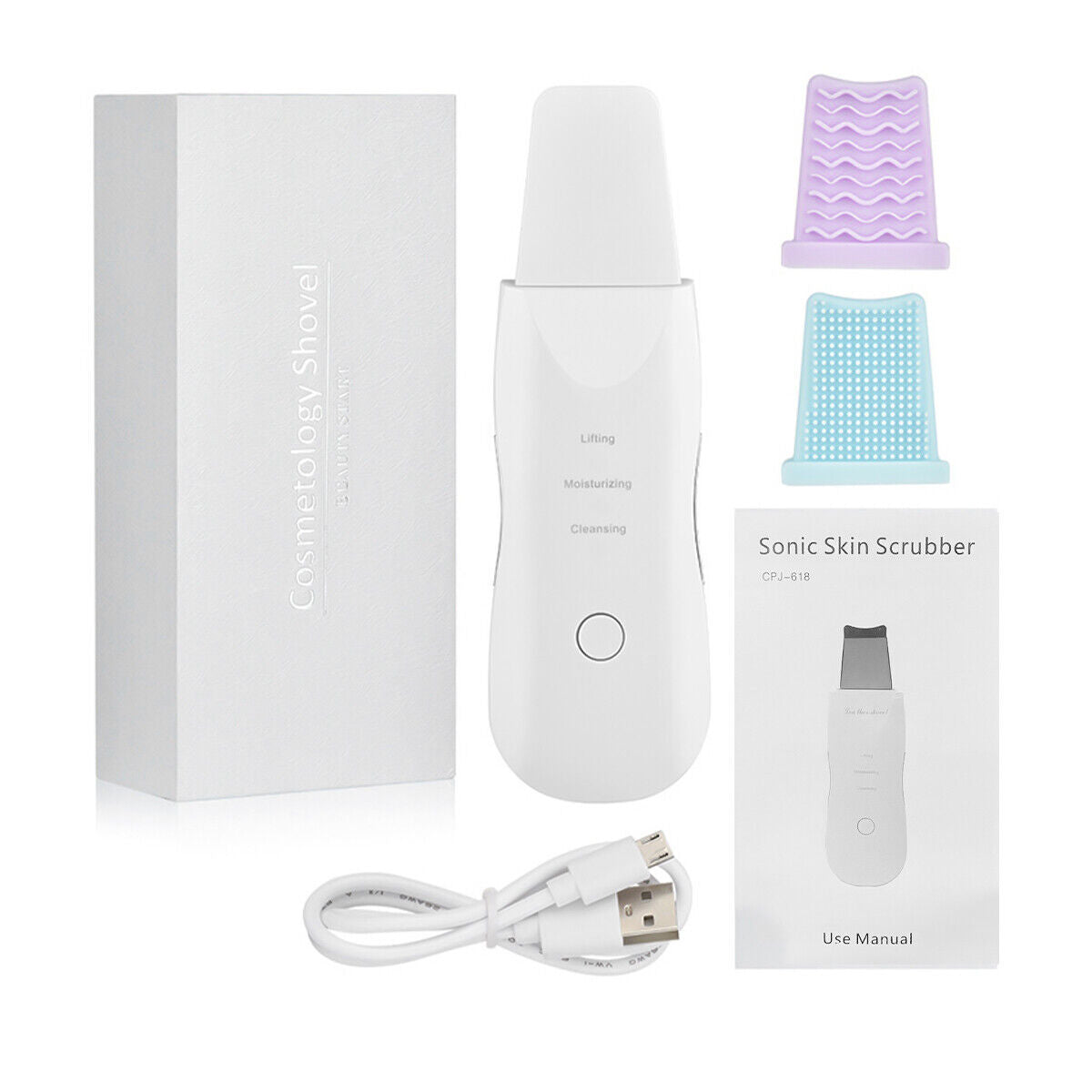 Ultrasonic Facial Scrubber Pore Cleaner