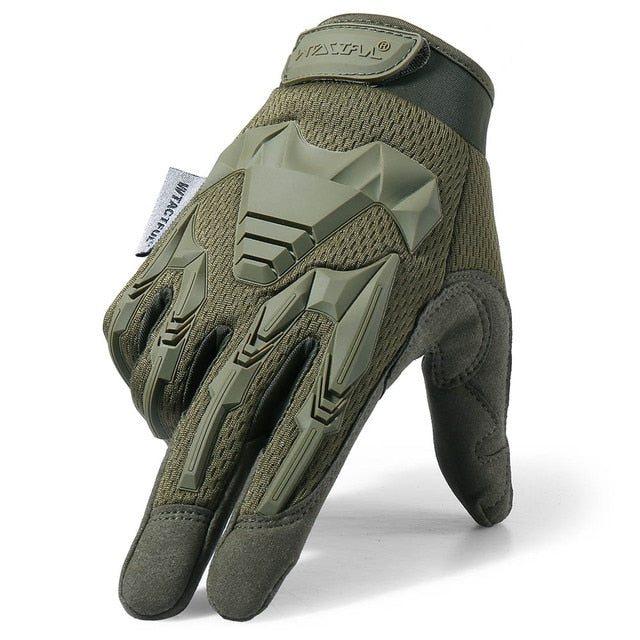 Men's Tactical Gloves - Camo Design for Military, Army, Cycling, Sport Climbing, Paintball, Shooting, Hunting, Riding, and Skiing