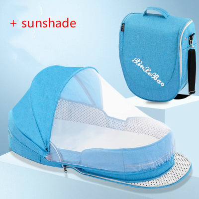 Portable Removable Folding Baby Crib Mommy Bag