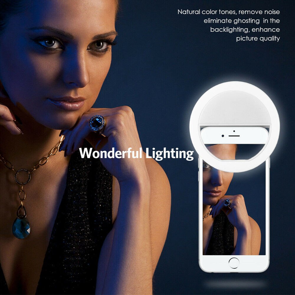 USB charge LED selfie ring light