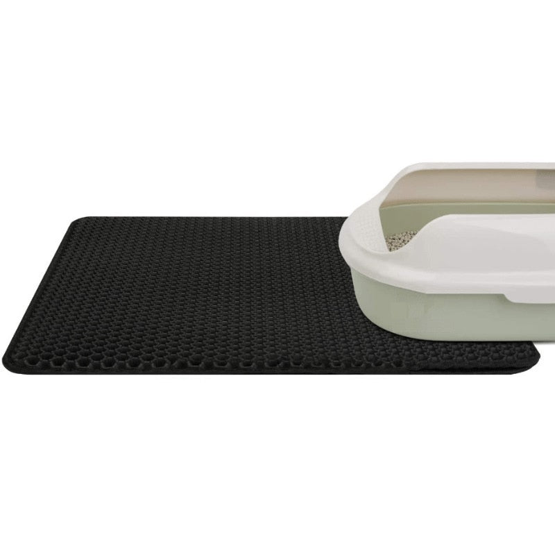 Waterproof Double Layer Pet Litter Box Mat Non-Slip Washable Cat Pad