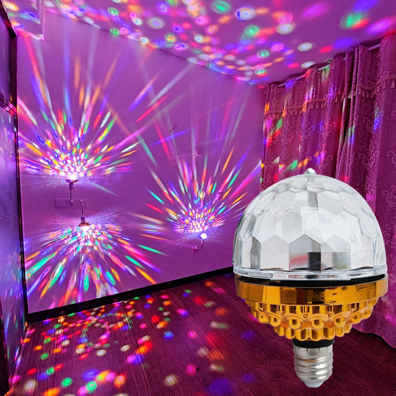 E27 Mini Rotating Magical Ball Light