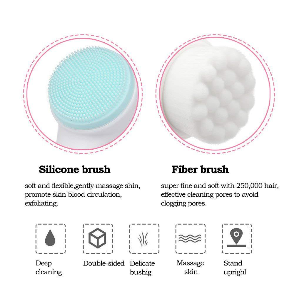 3D Bilateral Silicone Facial Cleanser