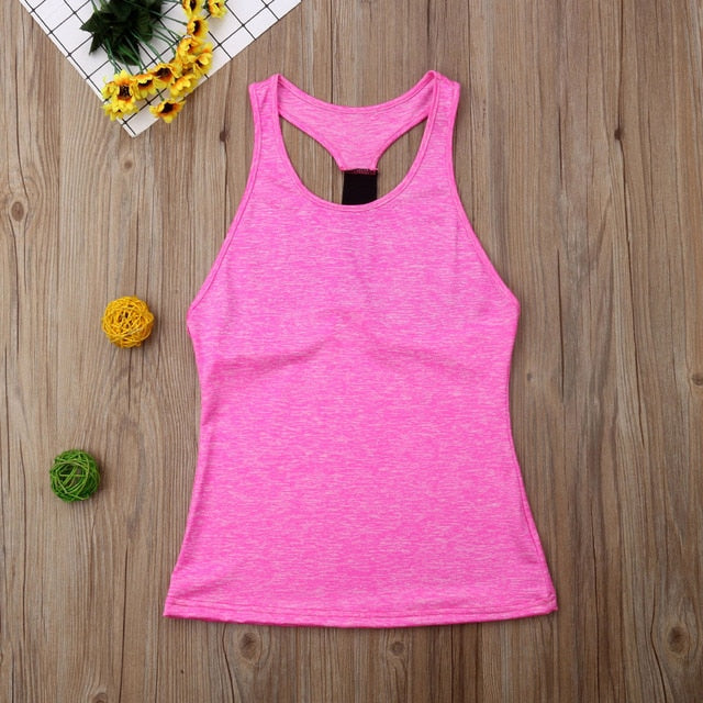 Women Sleeveless Workout Tank Top