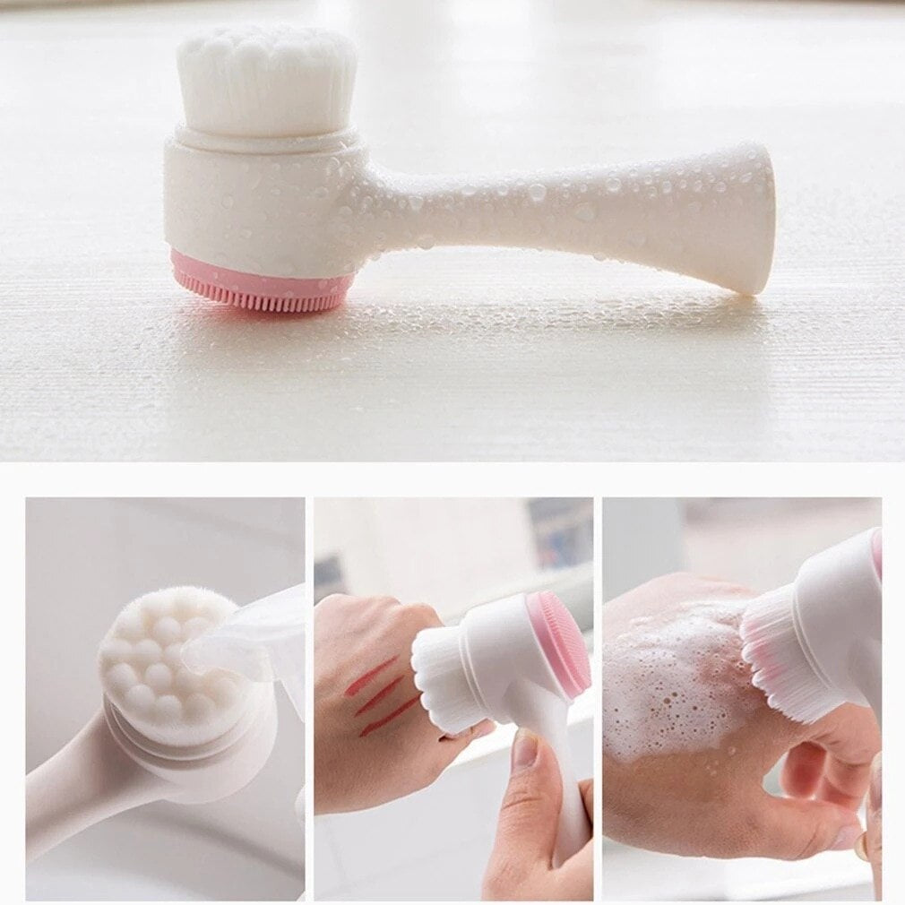 3D Bilateral Silicone Facial Cleanser